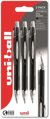 Uni-Ball Jetstream SXN-210 3stk sorte Rollerpenne