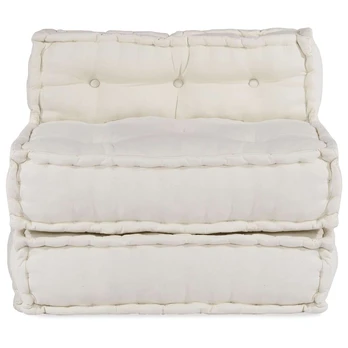 Modulinė sofa, kreminės spalvos, 70x70x54 cm, audinys