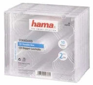 Hama 44753 CD obal Standard Double, 10 ks průhledná