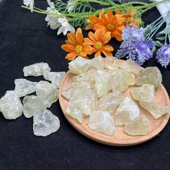 Citrinai natūralūs akmenys, 100 g