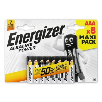 Elementai Energizer 7638900410662, AAA, 1.5 V, 8 vnt.