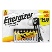 Elementai Energizer 7638900410662, AAA, 1.5 V, 8 vnt. kaina