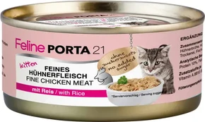 Porta21 - Feline Chicken with Rice - Kitten - 156 g