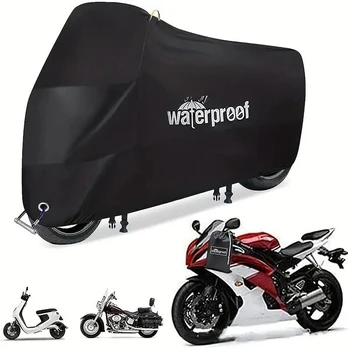 Motociklo uždangalas Waterproof, juodas