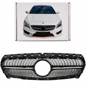 Mercedes Cla W117 2013-2017 grotelės diamond juodos