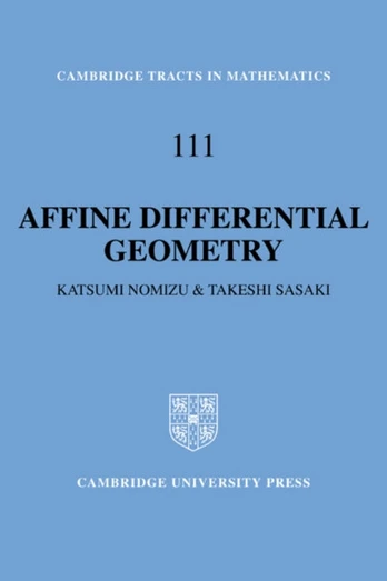 Affine Differential Geometry