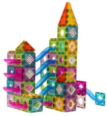 RoGer Magnetic Blocks Castle Track Ball 226 pcs.