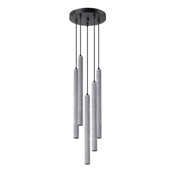 Pendant lamp PASTELO 5P concrete gaismeklis