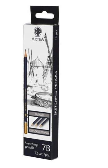 Pieštukas piešimui 7b Artea Box (12 vnt.)
