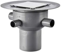 Purus Multiflex ø110mm TILE l. - lodr.t.TILE&flange til smørememb.u/vandlås