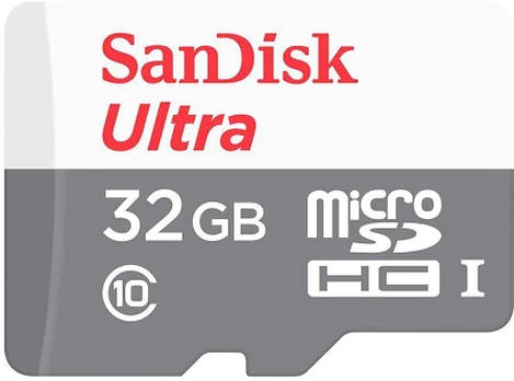 SanDisk Ultra microSDHC 32GB + SD Adapter 120MB/s A1 Class 10 UHS-I - Imaging Packaging