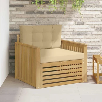 Lauko sofa Poliesteris Balta