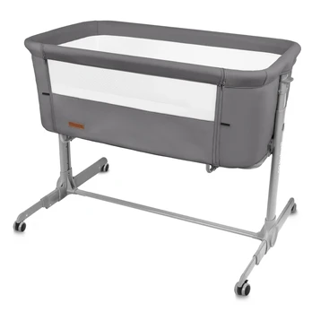 Lovytė Kidwell 2in1 Bedside Crib NALI Gray
