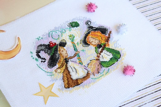Cross-stitch kit "Magic cleaning" SM-676