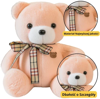Pliušinis rusvas meškiukas 23cm