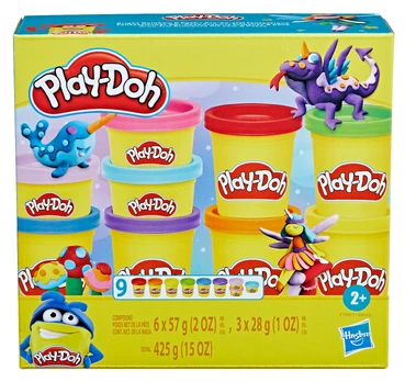PLAY-DOH Plastilino rinkinys, 9 vnt.