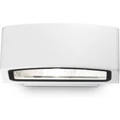 Ideal Lux išorinė sieninė lempa Andromeda, balta, plotis 22 cm, aliuminis