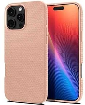 Dėklas Spigen Liquid Air, rose titanium - iPhone 16 Pro Max