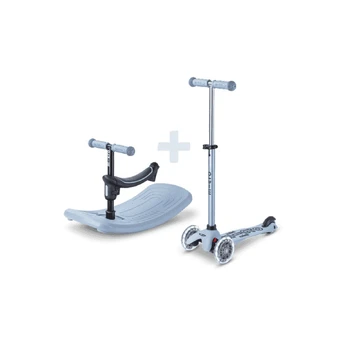 Mini Micro Deluxe Rock & Go LED paspirtukas | Ocean Slate