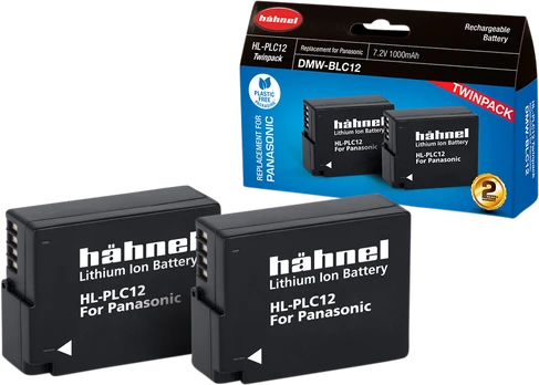 Hähnel Baterija Panasonic HL-PLC12 / DMW-BLC12 Twin Pack