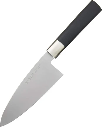 Kai Wasabi Juodas Deba peilis: 15 cm ašmenų ilgis