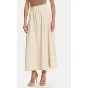YAS Maksi sijonas Flaxy 26036370 Smėlio Regular Fit