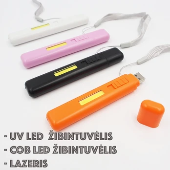 Žibintuvėlis su raudonu lazeriu