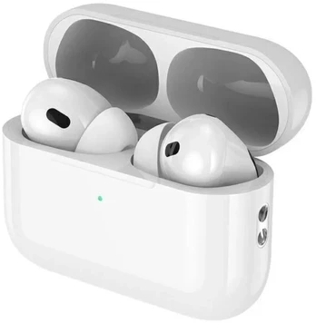 komfortiškos belaidės bluetooth ausinės, baltos