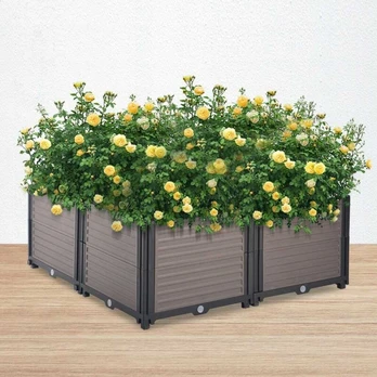 Augalų dėžė TERRA CUBE S, 82x82x31 cm