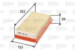 Oro filtras VALEO 585144 kaina