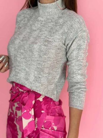 Blue women's sweater -mėlynas