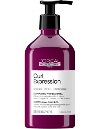 L'Oréal Serie Expert intensyviai drėkinantis, valomasis garbanotų plaukų šampūnas L'Oréal Professionnel Curl Expression 500ml