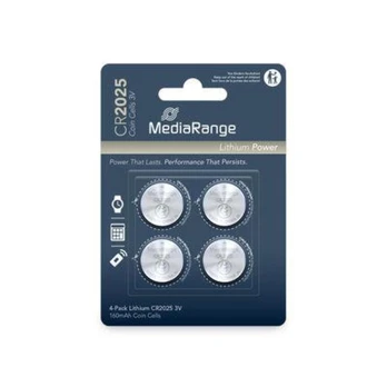BATTERY LITHIUM CR2025 3V/4PCS MRBAT131 MEDIARANGE