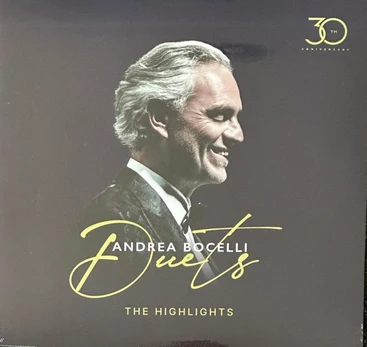 Vinyl (LP) Andrea Bocelli – Duets – 30th Anniversary (The Highlights)