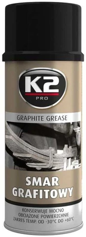 K2 Tepalas grafitinis 400ml purškiamas