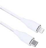 Solight USB-C/Lightning kabelis, USB-C konektor - Lightning konektor, silikon, 2m