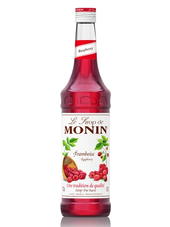 Syrop RASPBERRY MONIN 0,7 L - aviečių spalvos
