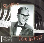 CD Tom Lehrer - Songs By Tom Lehrer