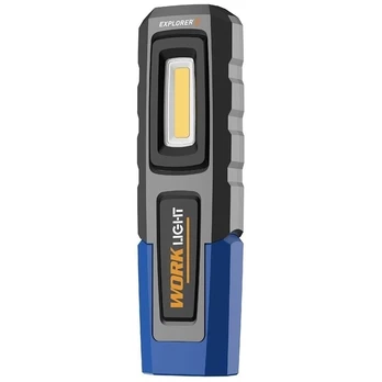 EXPLORER žibintas darbui COB+LED-SMD (įkraunamas)