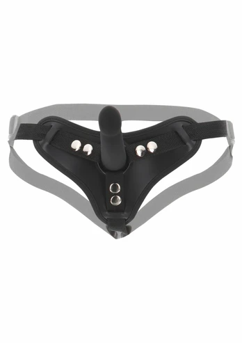 Taboom strap-on rinkinys su reguliuojamais diržais ir 12,5 cm dildo