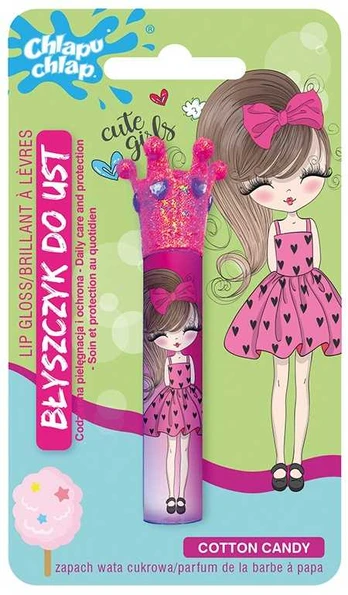 CHLAPU CHLAP Lūpų blizgis su Cotton Candy karūna 1,8 ml