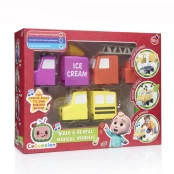 Transporto priemonių kaladėlės CoComelon Build N Reveal kaina