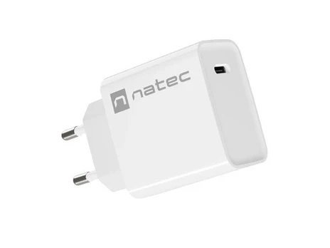 NATEC USB CHARGER RIBERA USB-C 20W PD WHITE