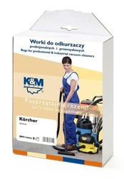 K&M Vacuum cleaner bag KARCHER (4pcs) kaina