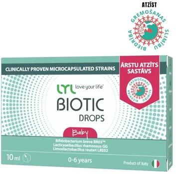 LYLBIOTIC Baby Drops lašai 10 ml