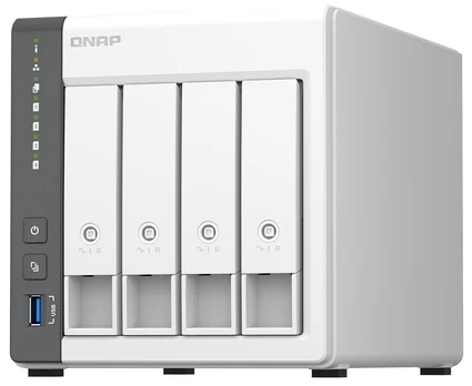 Diskų masyvas QNAP 4 Bay ARM TS-433-4G Cortex-A55, Processor frequency 2.0 GHz, 4GB, On board (non-expandable)