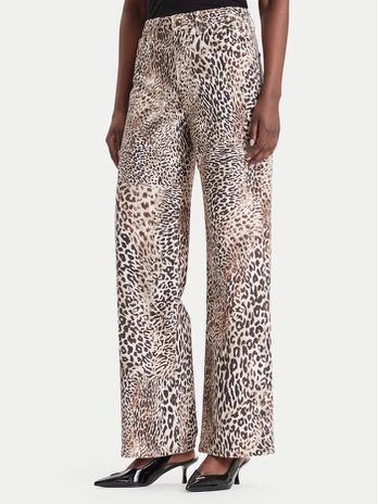 Guess Džinsai W6BA1A W4343 Ruda Wide Leg