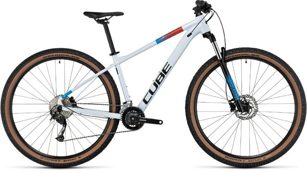 CUBE Aim Race 20G 29" dydis 20" (51cm) (balta)