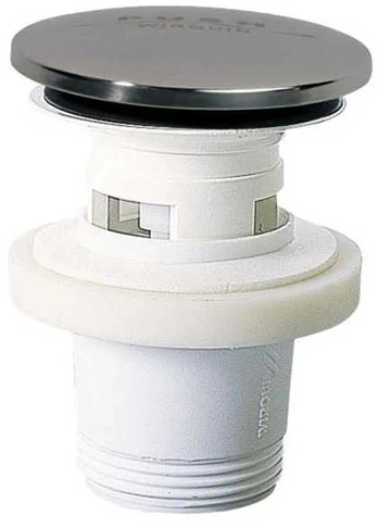 Išleidimo sifonas su click-clack. 1"1/4. PLAST+CHROM