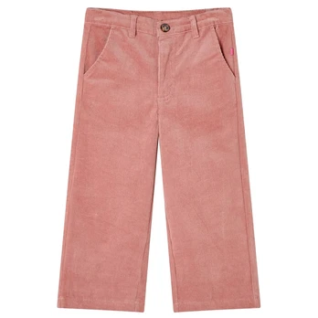 Vaikiškos kelnės, sendintos rožinės spalvos, velvetas, 104 dydžio